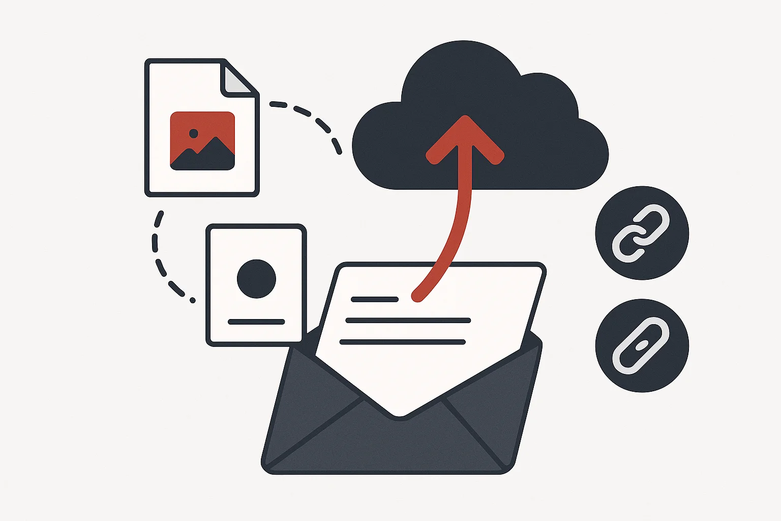 自動ファイルアップロード・リンク化