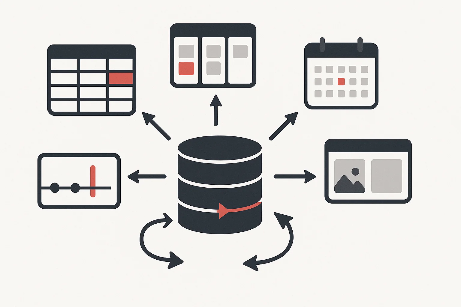 強力なデータベース機能